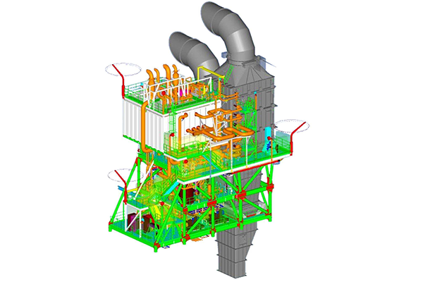 Golar Gimi FLNG HRSG Modules
